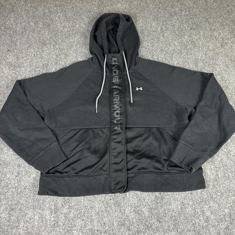 Black under armour loose hoodie